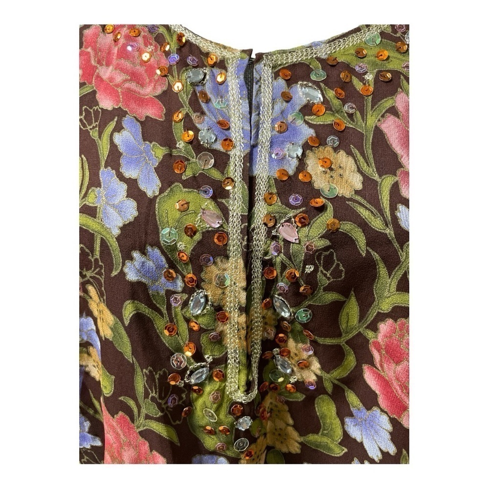 New York City Design Co
100% Silk Floral Button Up
Tunic Top Women size 1X - Picture 6 of 11